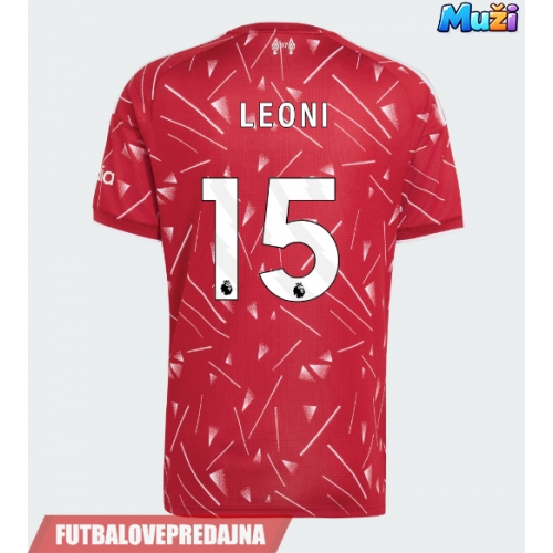 Lacne Muži Futbalové dres Liverpool Giovanni Leoni #15 2026-27 Krátky Rukáv - Domáci